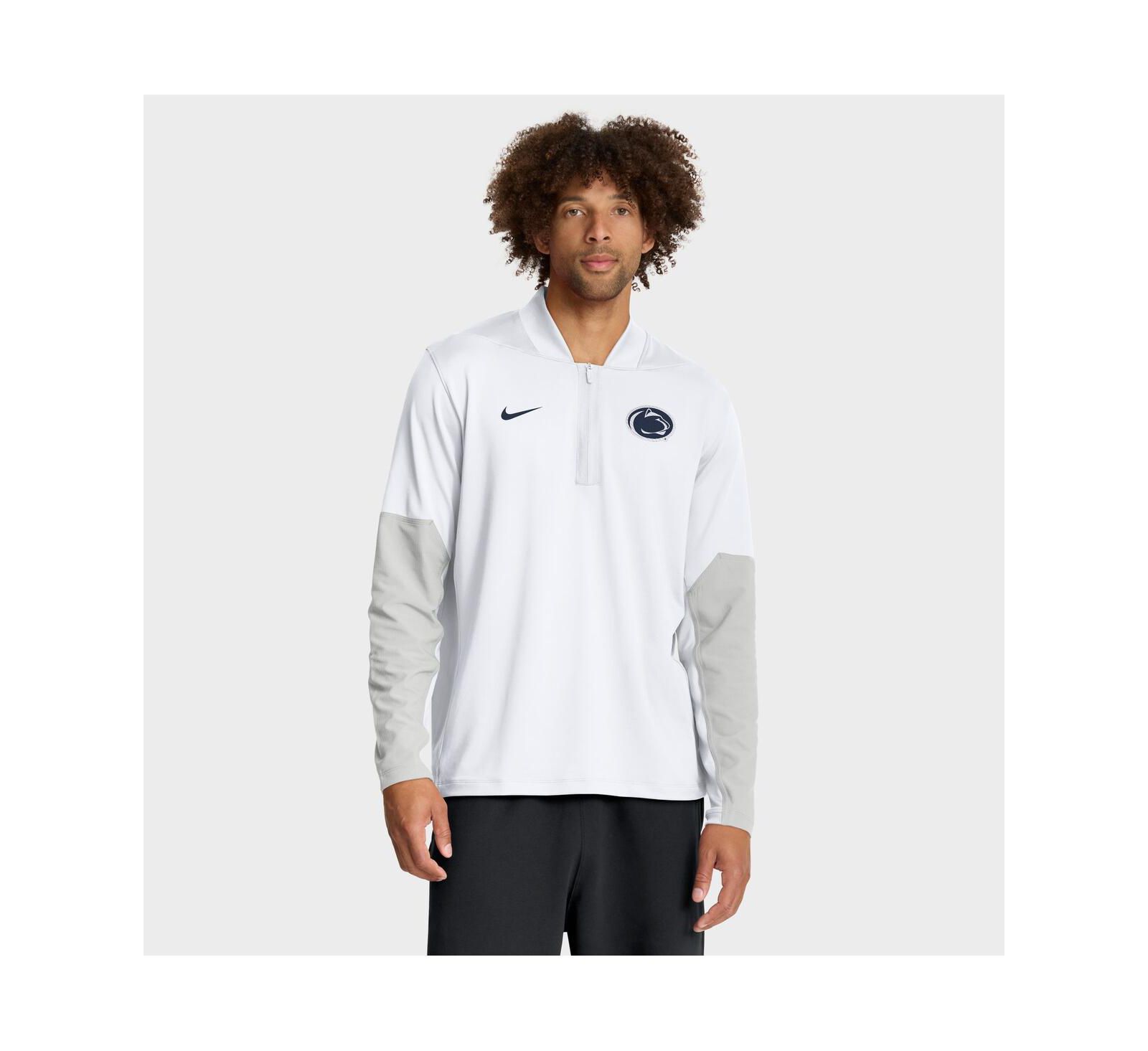 Мужское худи Nike Penn State Nittany Lions White Half-Zip