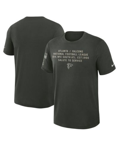 Nike Men's Dark Green Atlanta Falcons 2025 Salute to Service Sideline Slub Dri-FIT T-Shirt