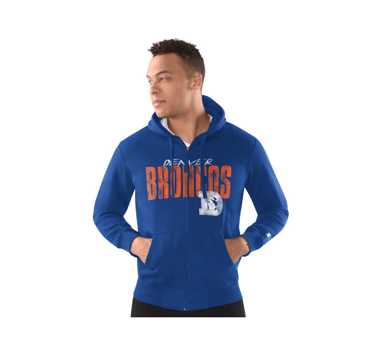 Мужское худи на молнии Starter Denver Broncos Royal