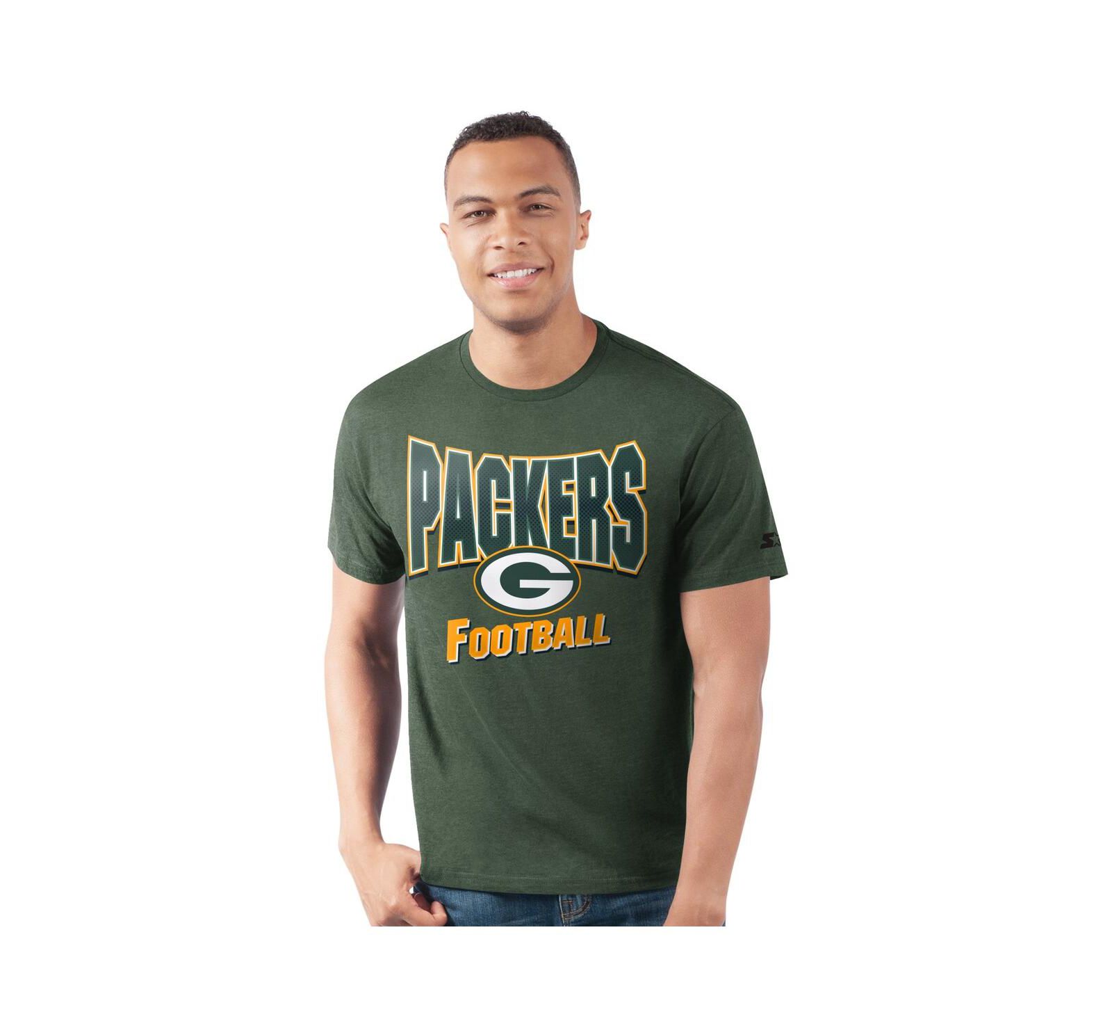 Мужская футболка Starter Green Bay Packers Prime Time, зеленая