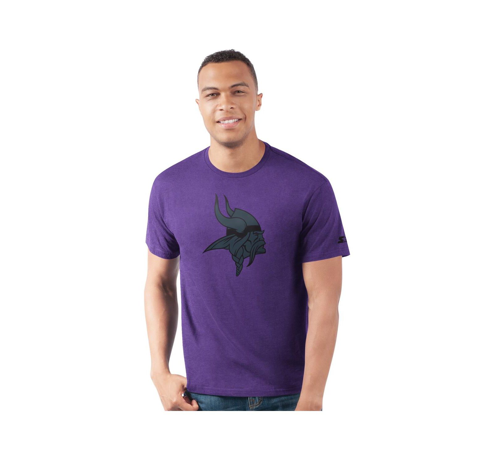 Мужская футболка Starter Purple Minnesota Vikings Prime Time T-Shirt