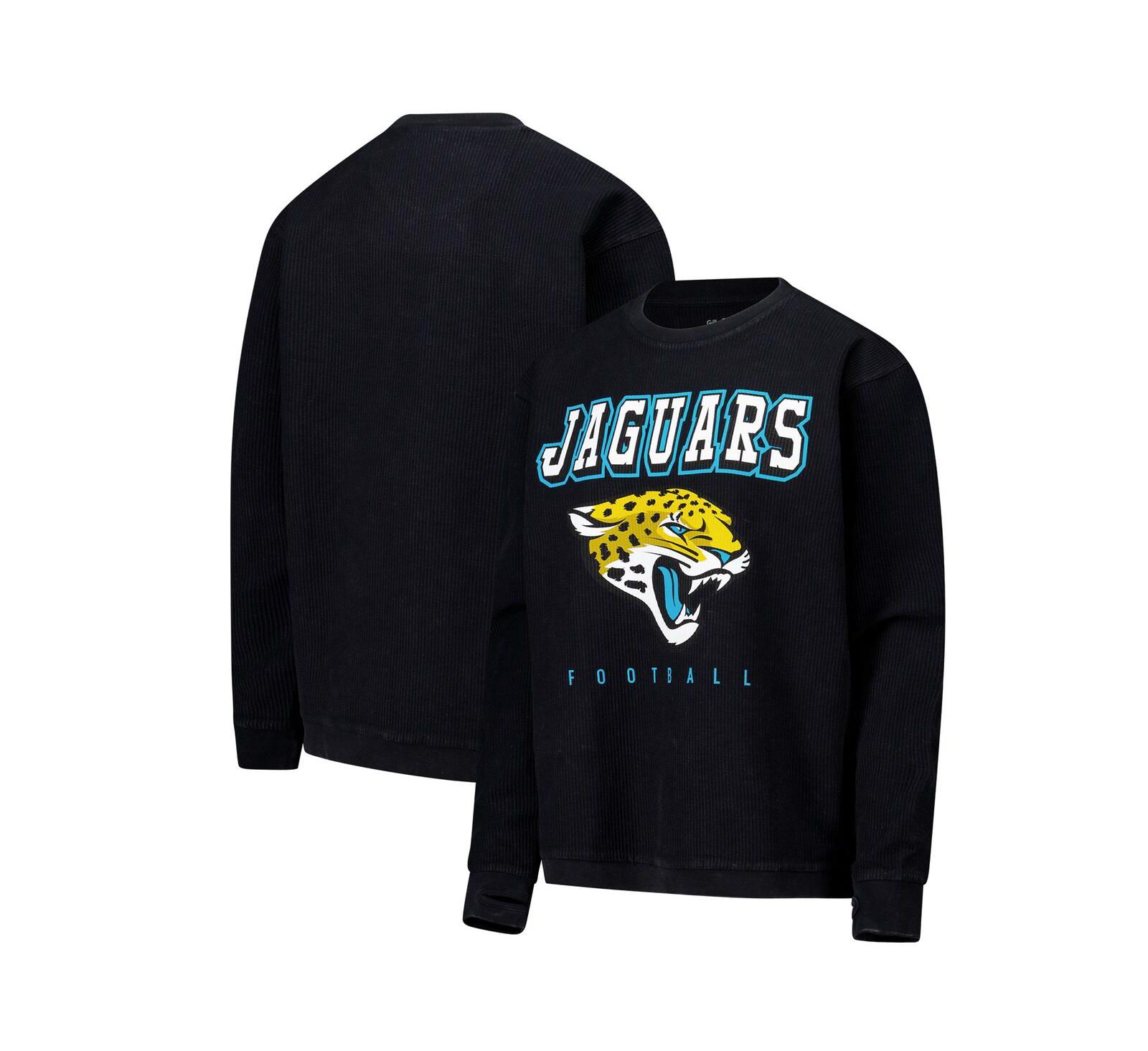 Женская толстовка G-III 4Her by Carl Banks Black Jacksonville Jaguars Comfy Cord Pullover