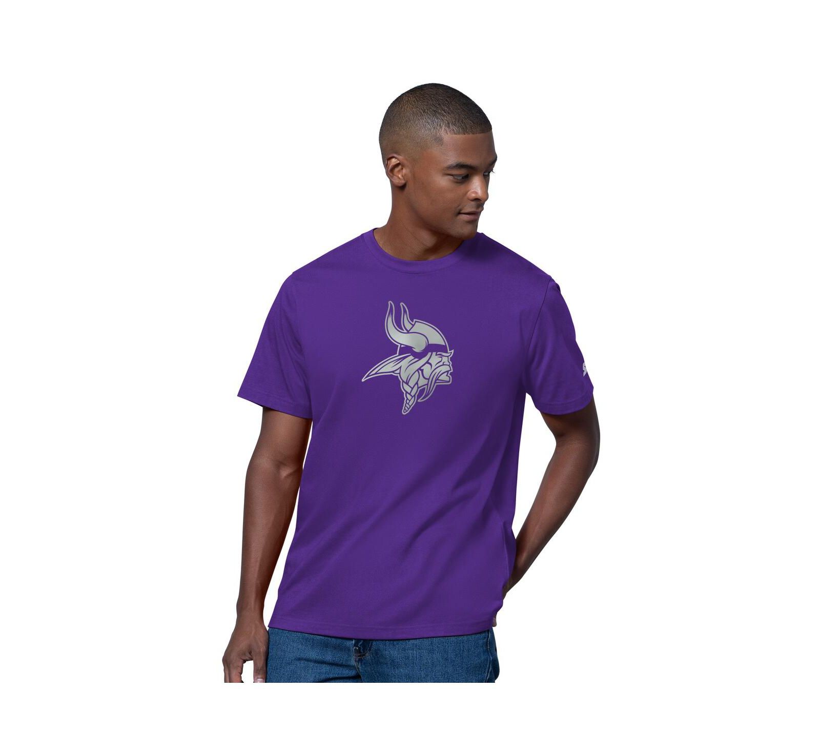 Starter Men's Purple Minnesota Vikings Thursday Night Gridiron T-Shirt