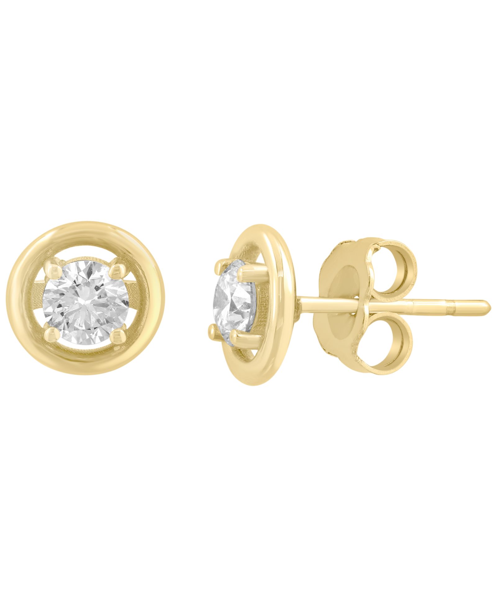 EFFY Collection Diamond Stud Earrings (3/8 ct. t.w.) in 14k Yellow Gold