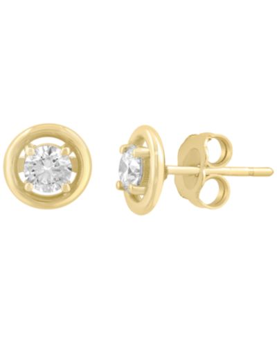 EFFY Collection Серьги с бриллиантами (3/8 ct. t.w.) в 14k желтом золоте