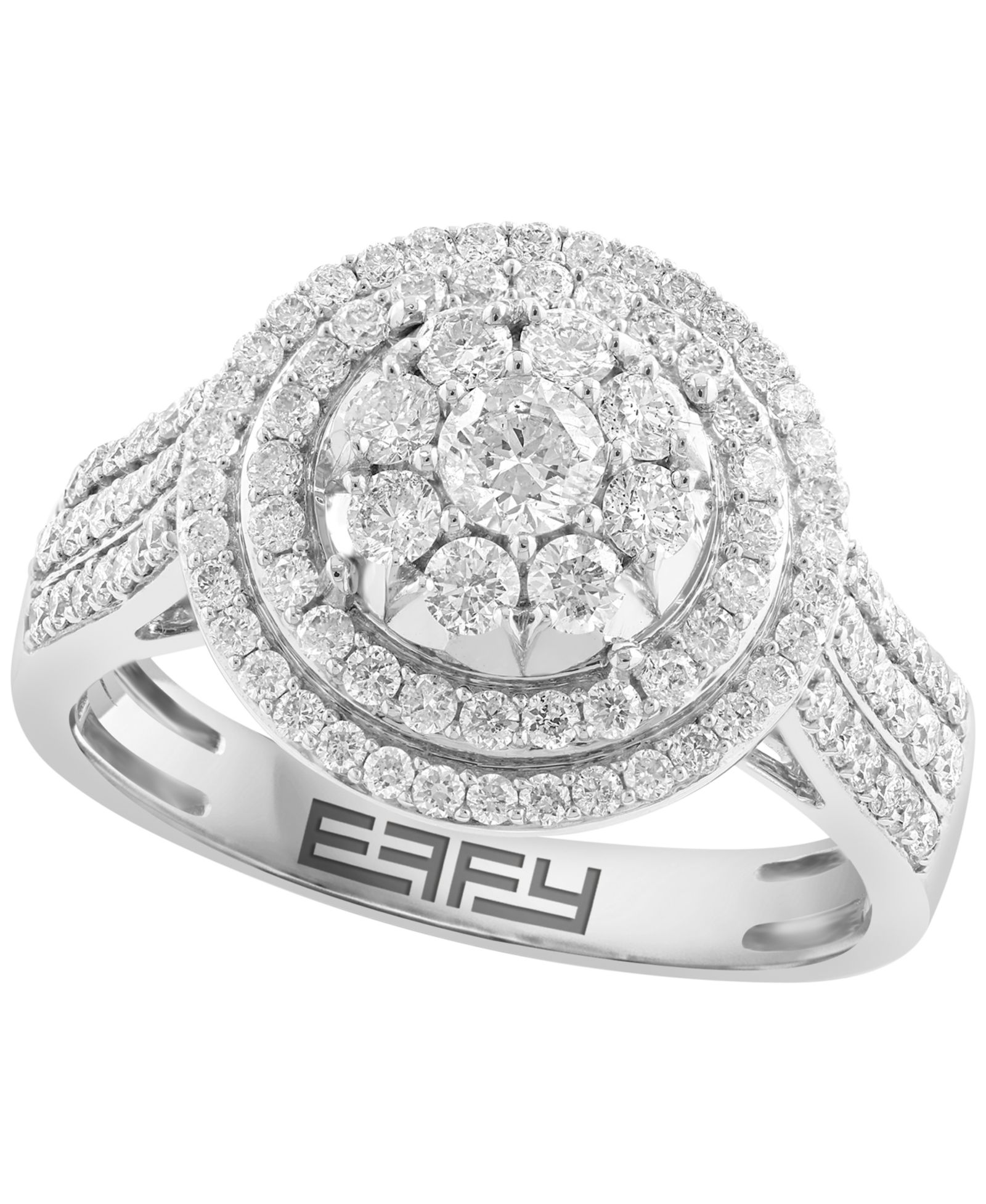 Кольцо с бриллиантом EFFY Collection (1 ct. t.w.) из белого золота 14k