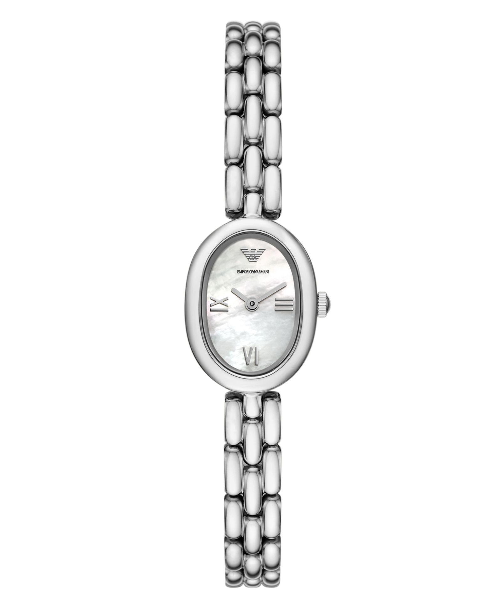 Emporio Armani Женские часы с двумя стрелками из нержавеющей стали, 24 мм