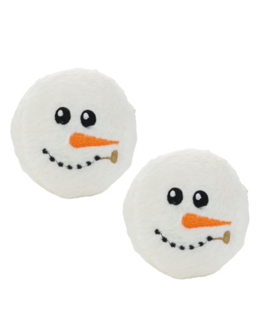 Набор игрушек для собак Mighty Small Snowball, 2 шт., пищащие