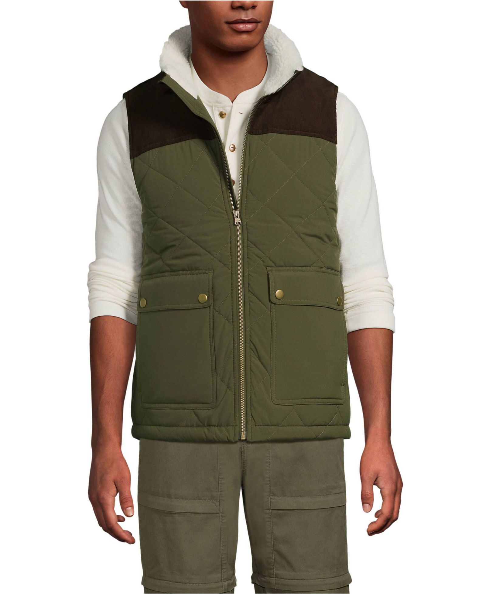 Lands' End Men's Insulated Field Vest