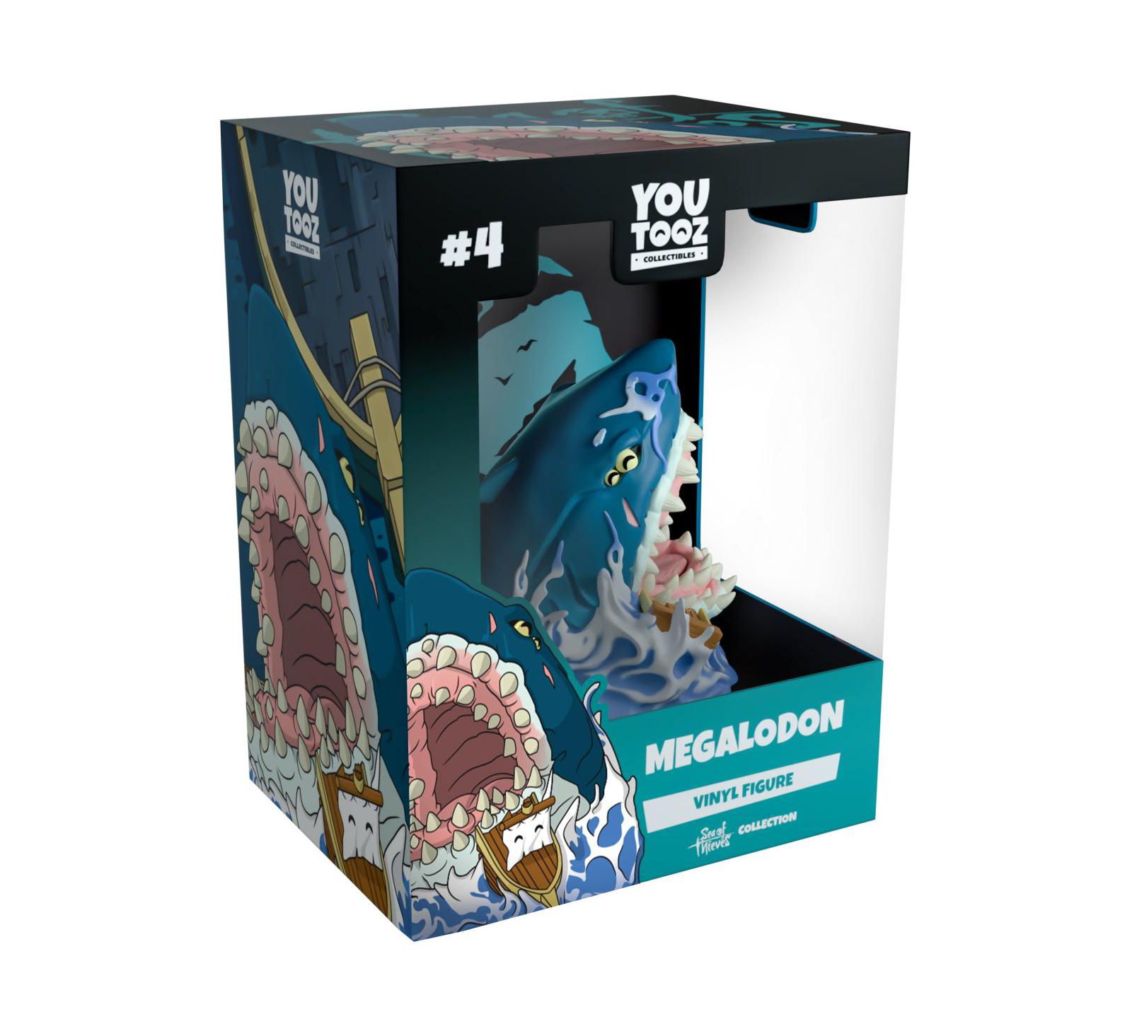 Виниловая фигурка Megalodon из игры Sea of Thieves от Youtooz, 3.2 дюйма, для лиц старше 14 лет
