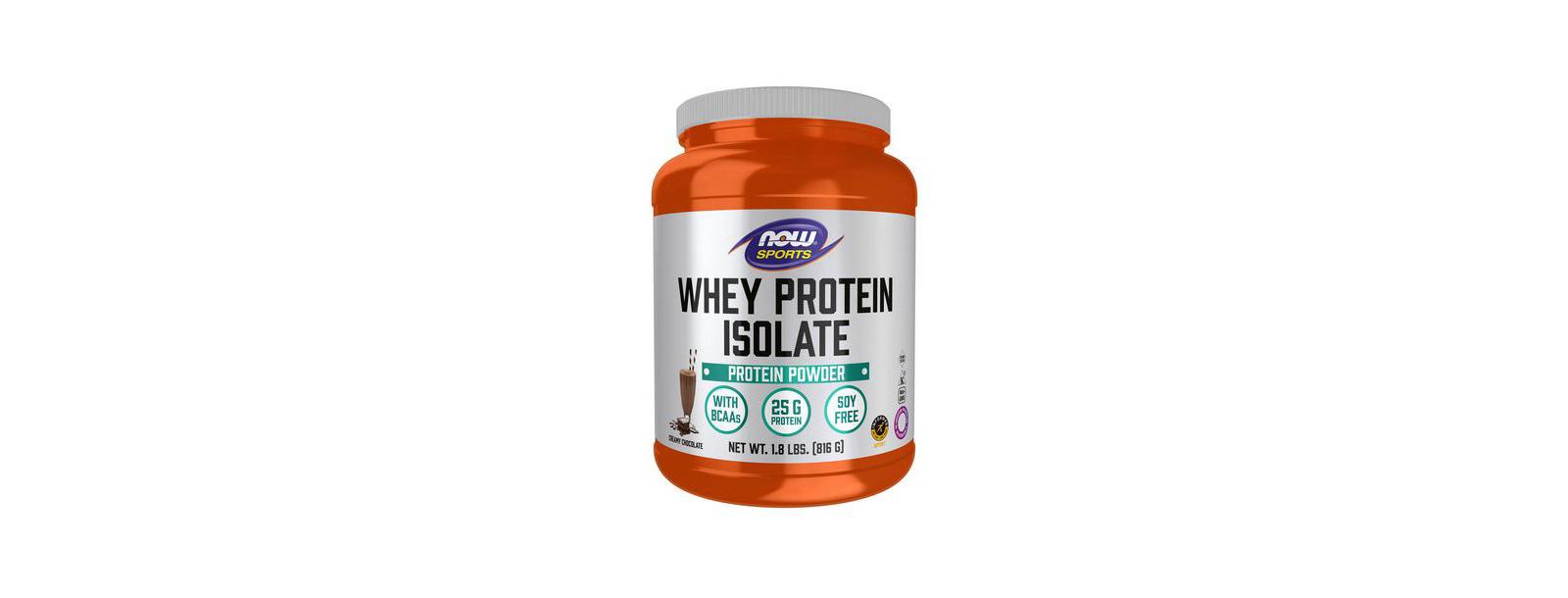 Изолят сывороточного протеина NOW Foods Whey Protein Isolate, Dutch Chocolate, 1.8 lbs