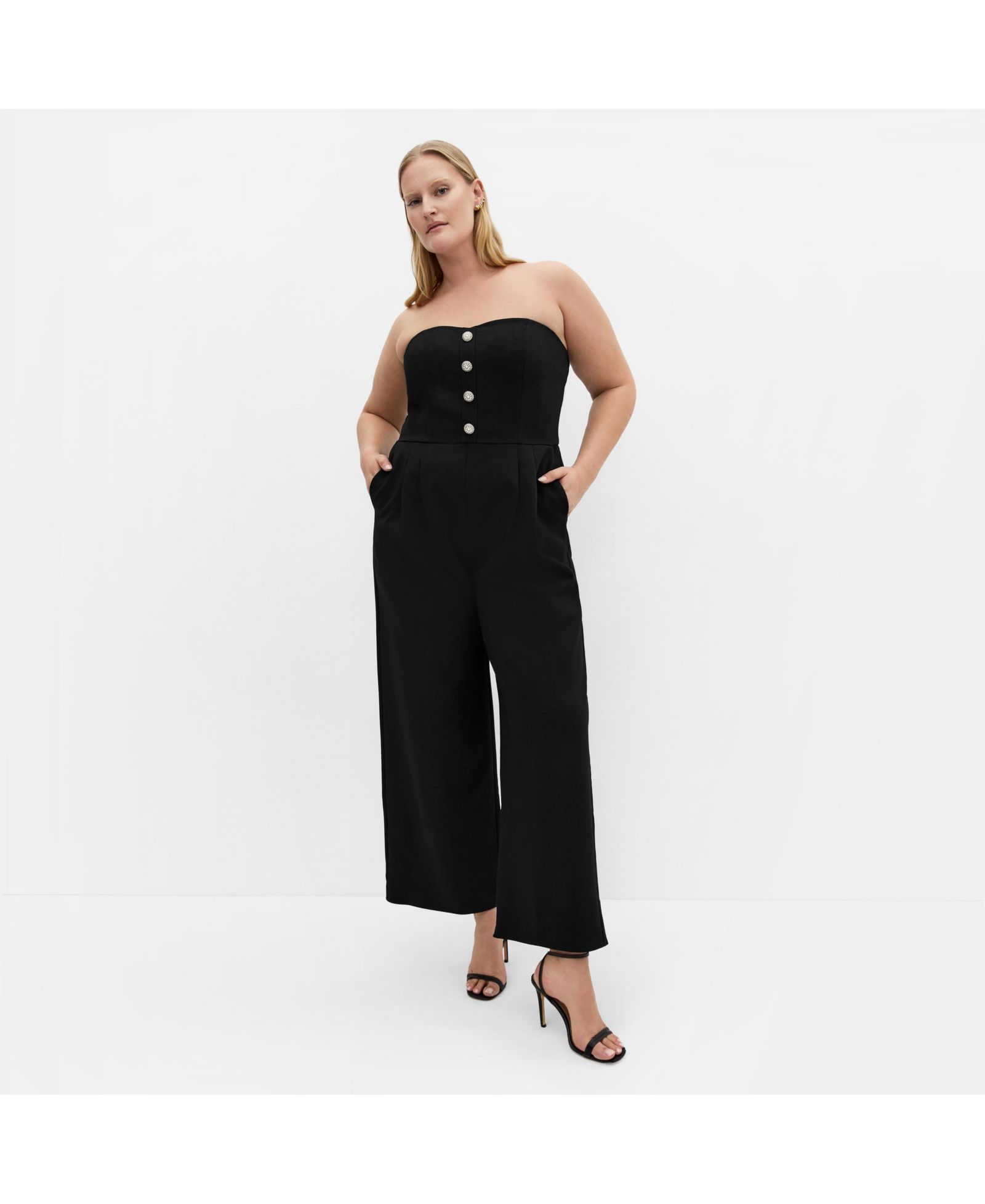 Женский комбинезон CITY CHIC Plus Size Alexi Strapless