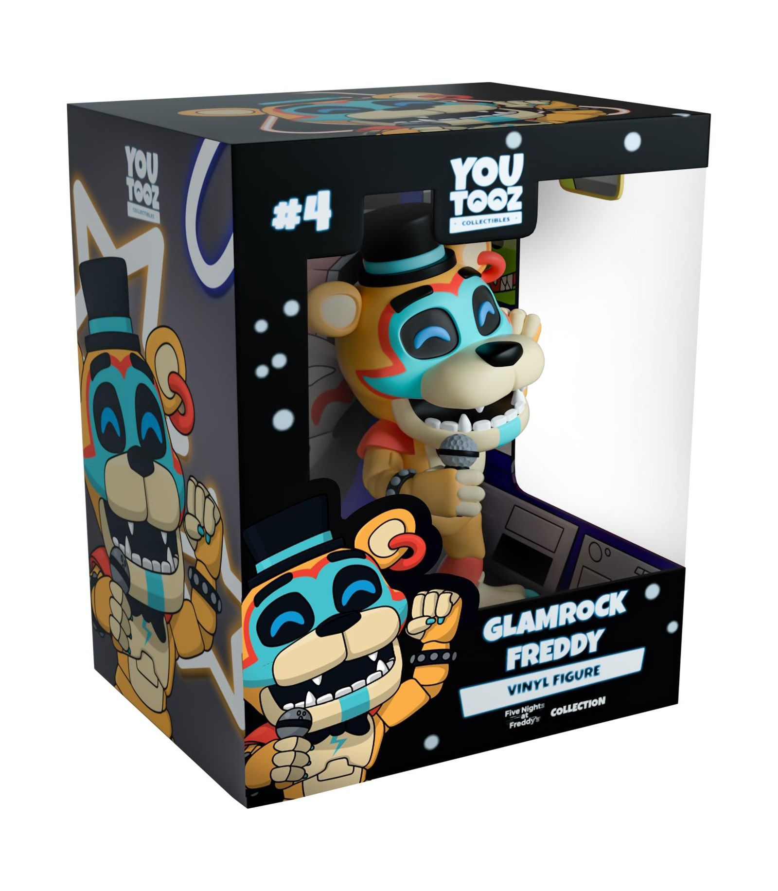 Виниловая фигурка Youtooz Glamrock Freddy 4.7 дюйма, от 14 лет
