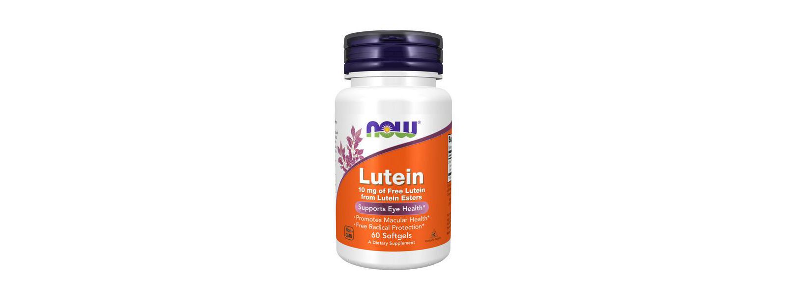 NOW Foods лютеин, 10 mg, 60 Sgels