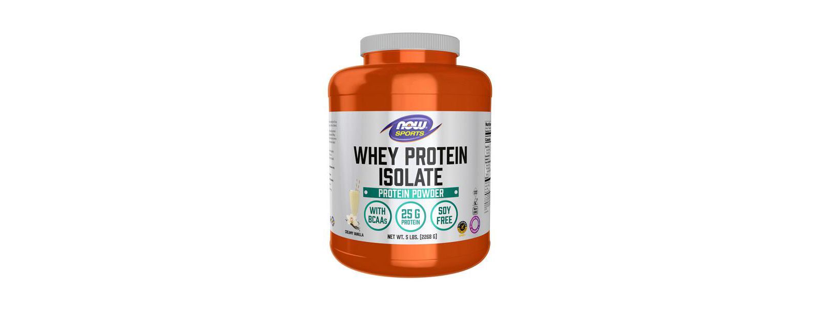 Сыворотка NOW Foods Whey Protein Isolate, ваниль, 5 lbs