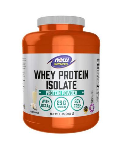 Сыворотка NOW Foods Whey Protein Isolate, ваниль, 5 lbs