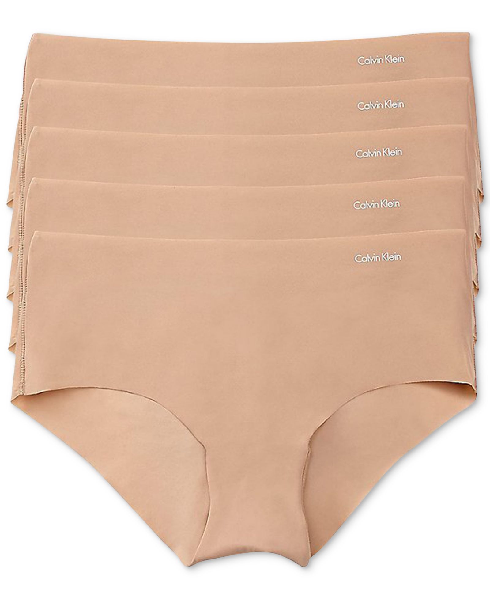 Женские трусики Calvin Klein Invisible Hipster 5-Pack QD3557