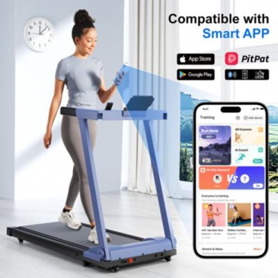 Superun Walking Pad Treadmill, 3.0 HP Treadmills for Home, Walking Pad with Incline with App Control, 300 LB Capacity, 7.5 MPH Foldable Treadmill