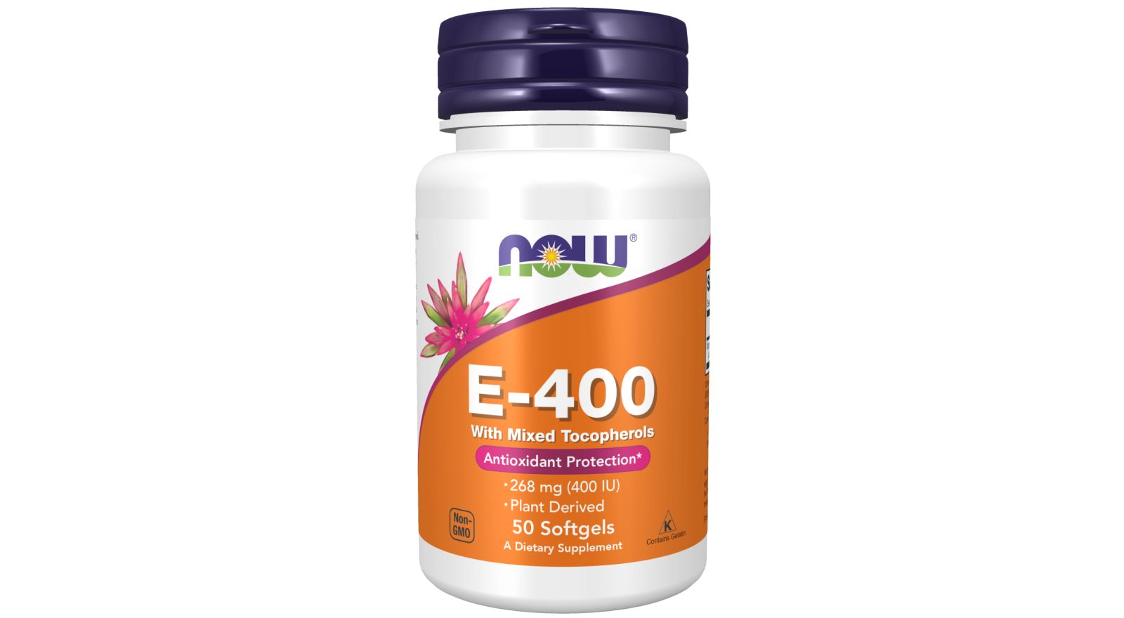 Витамин NOW Foods E-400 With Mixed Tocopherols, 100 Sofgels