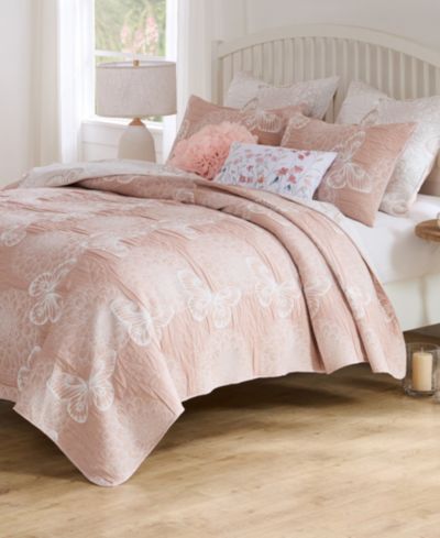Комплект покрывал Greenland Home Fashions Mariposa Dahlia Matelassé, King
