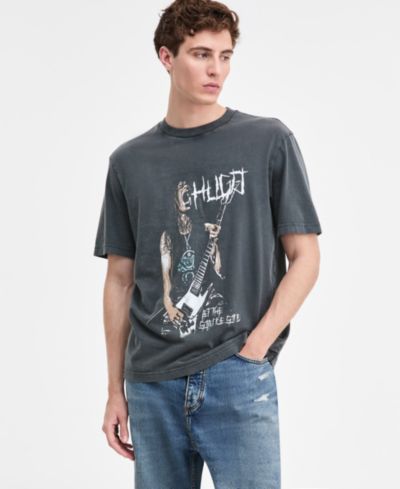 Футболка Hugo Boss Men's Noctornix Cotton Graphic Short-Sleeve