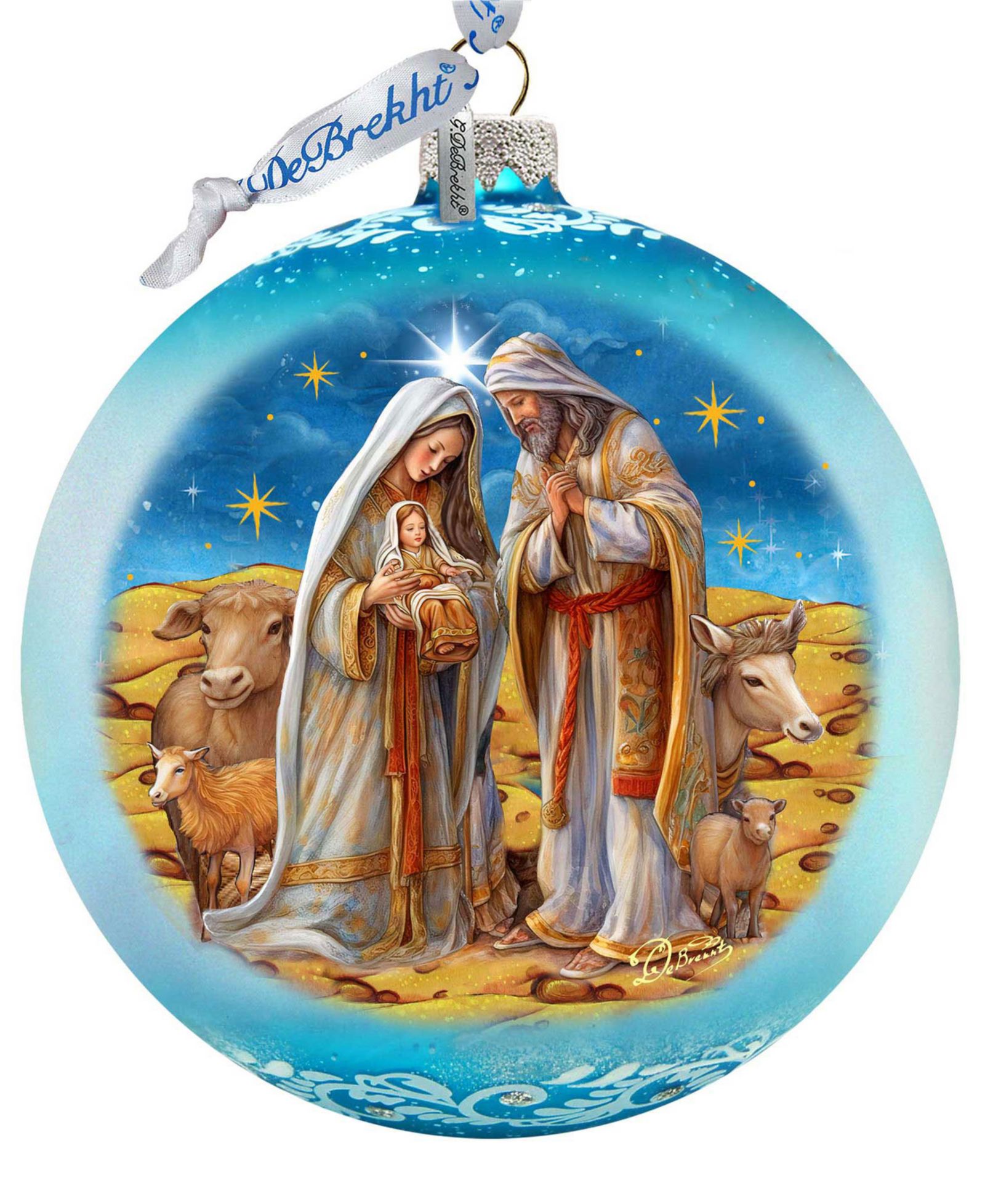Стеклянное украшение G.Debrekht Bethlehem's Miracle Glass Ornament