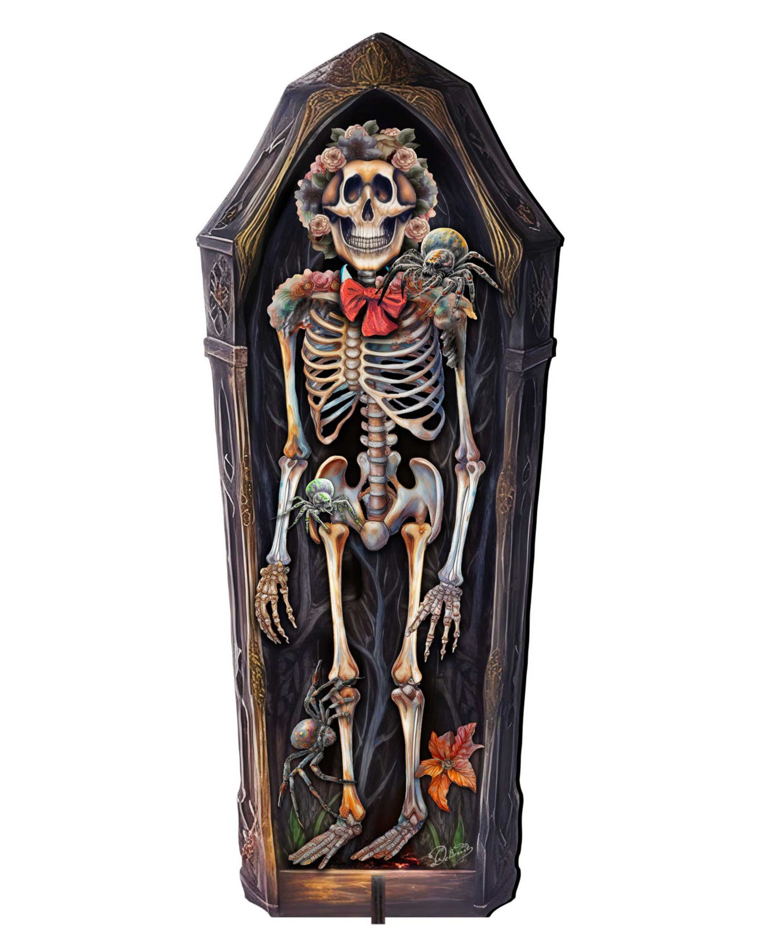Декор для сада Designocracy Skeleton Coffin