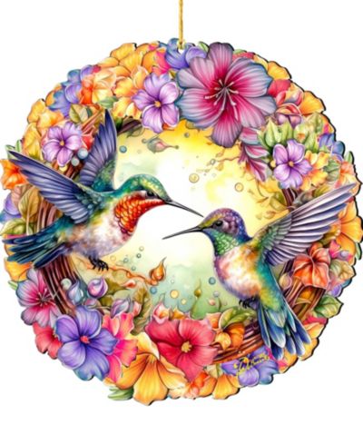 Designocracy Рождественский декор Hummingbirds Wreath