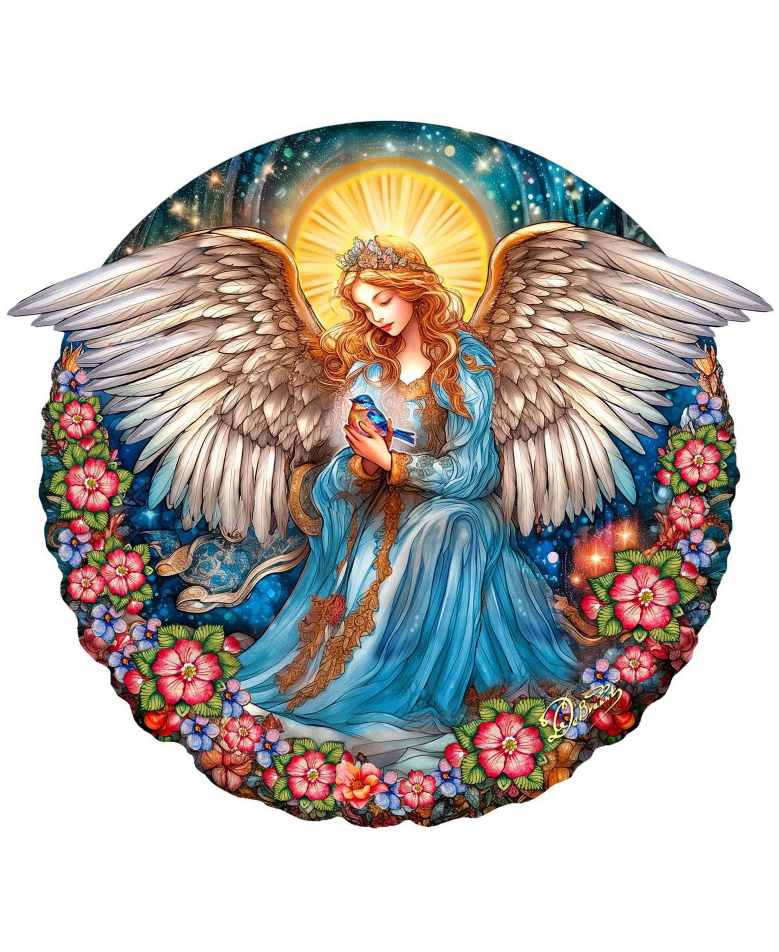 Designocracy Декор для дома Guardian Angel of Serenity Holiday Décor