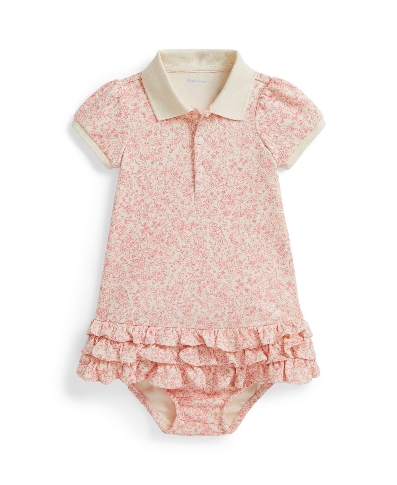 Polo Ralph Lauren Детский комплект из платья-поло и подгузников, 2-Piece Set