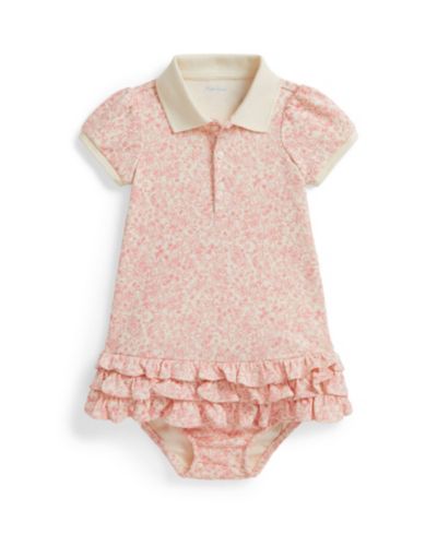 Polo Ralph Lauren Детский комплект из платья-поло и подгузников, 2-Piece Set