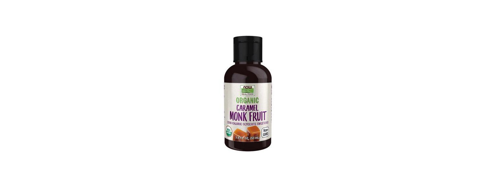 Жидкий карамель Monk Fruit от NOW Foods 1.8 Oz