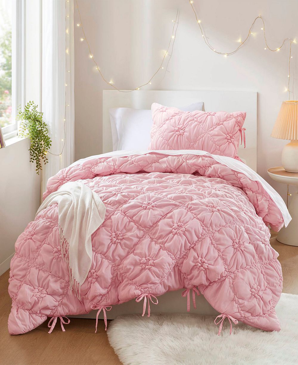Intelligent Design Lily Floral Embroidery 2-Pc. Comforter Set, Twin
