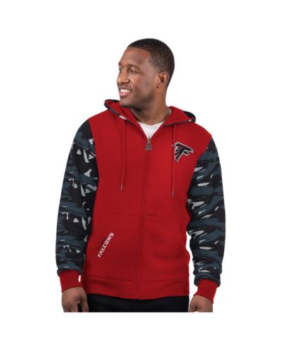 Starter Men's Red Atlanta Falcons Thursday Night Gridiron Full-Zip Hoodie