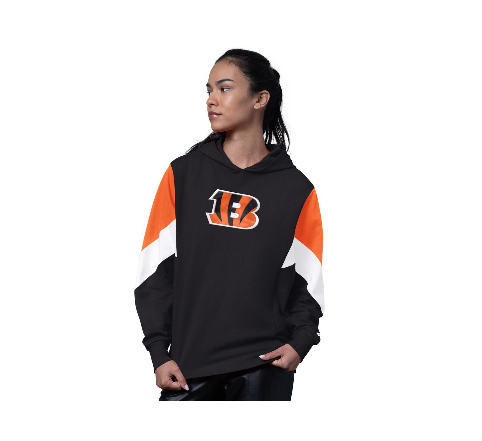 Женское худи Starter Black Cincinnati Bengals Scrimmage