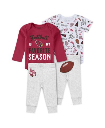 WEAR by Erin Andrews комплект боди и брюк Arizona Cardinals для детей