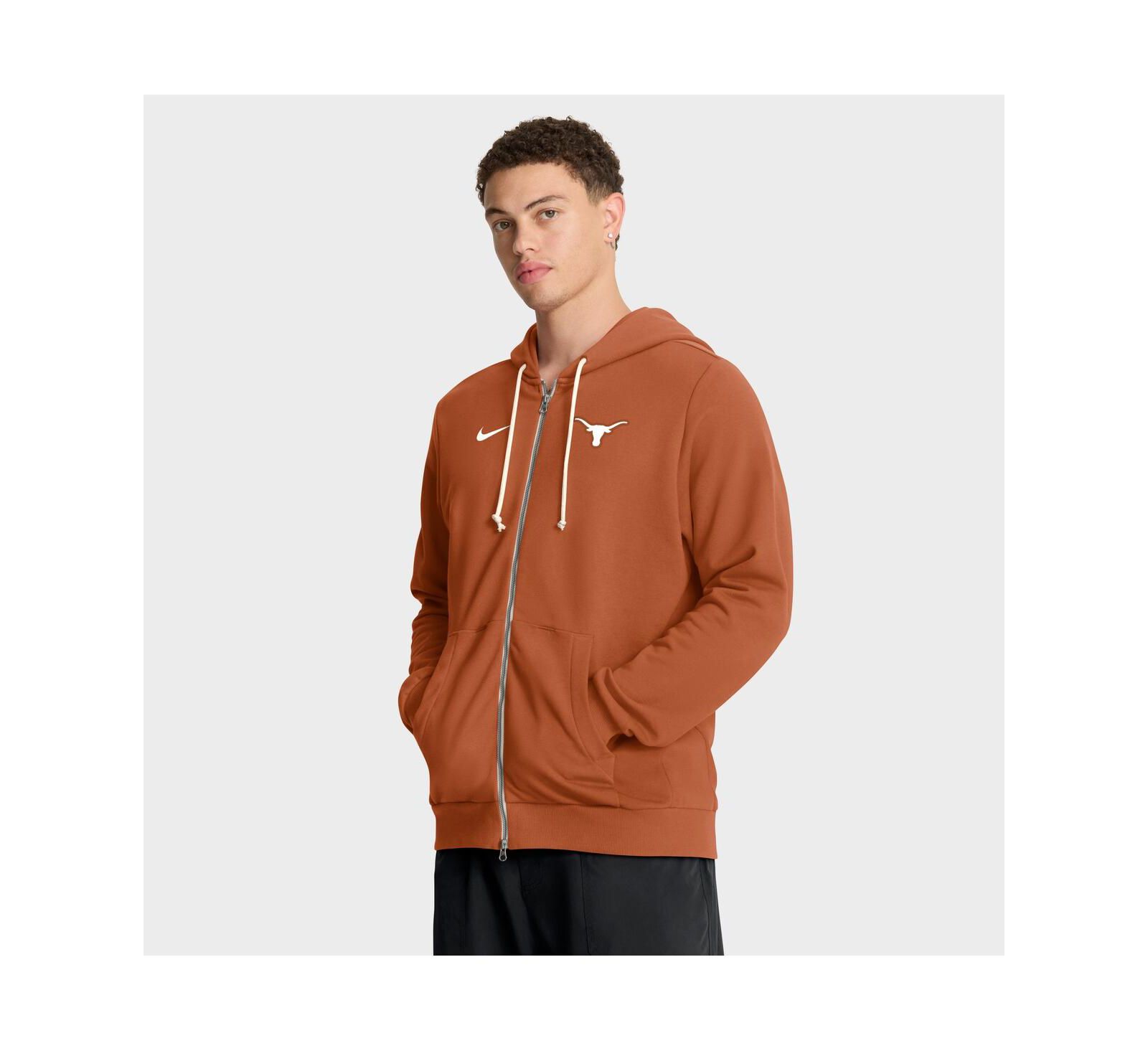 Мужское худи Nike Texas Longhorns 2025 Sideline Standard Issue Dri-FIT, оранжевое