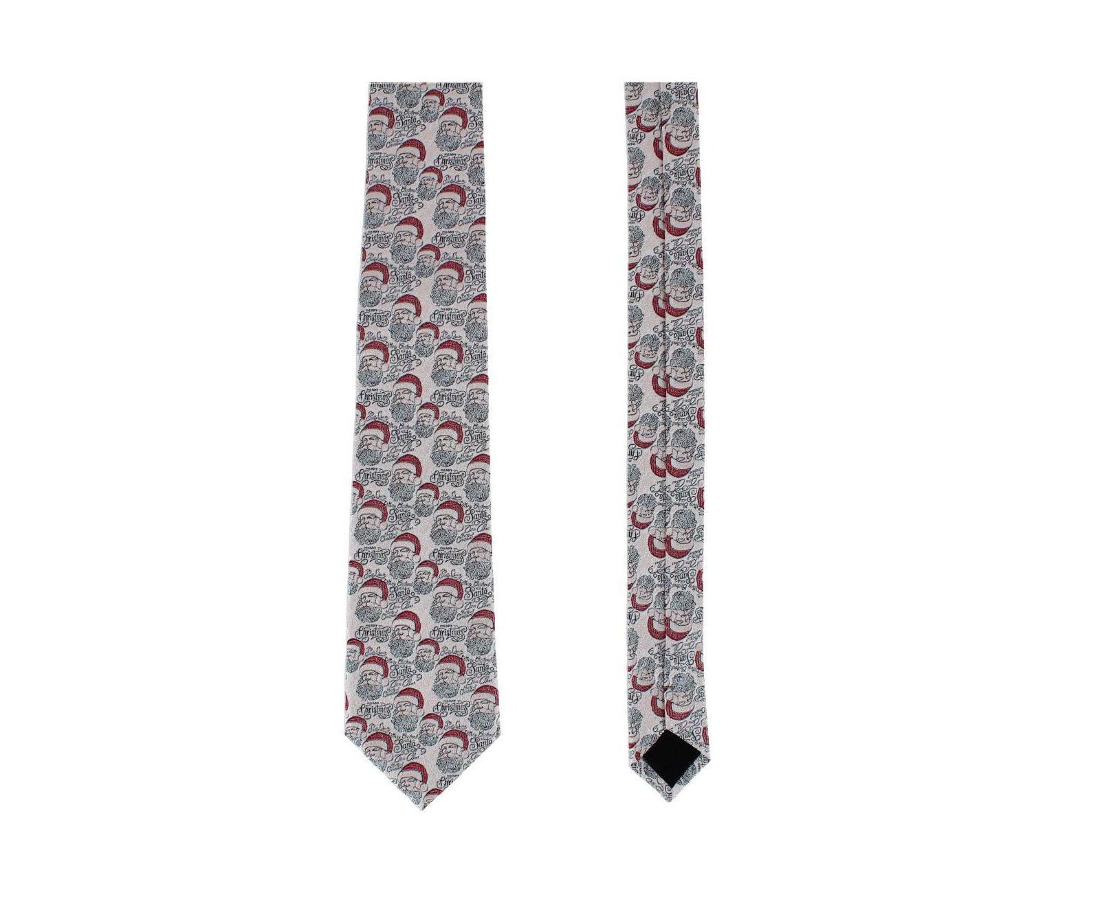 TRAFALGAR Men's Santa Claus Is Watching Silk Novelty Necktie