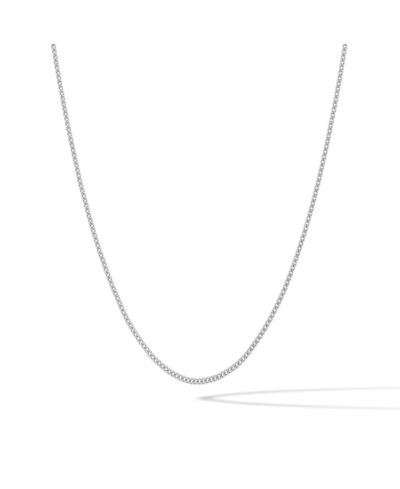 Vincero Men's Micro Cuban Chain 2.2mm Silver 22in Chain