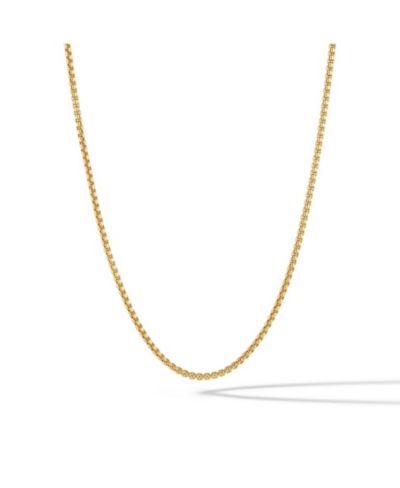 Vincero Men's Box Chain Necklace, Plated Sterling