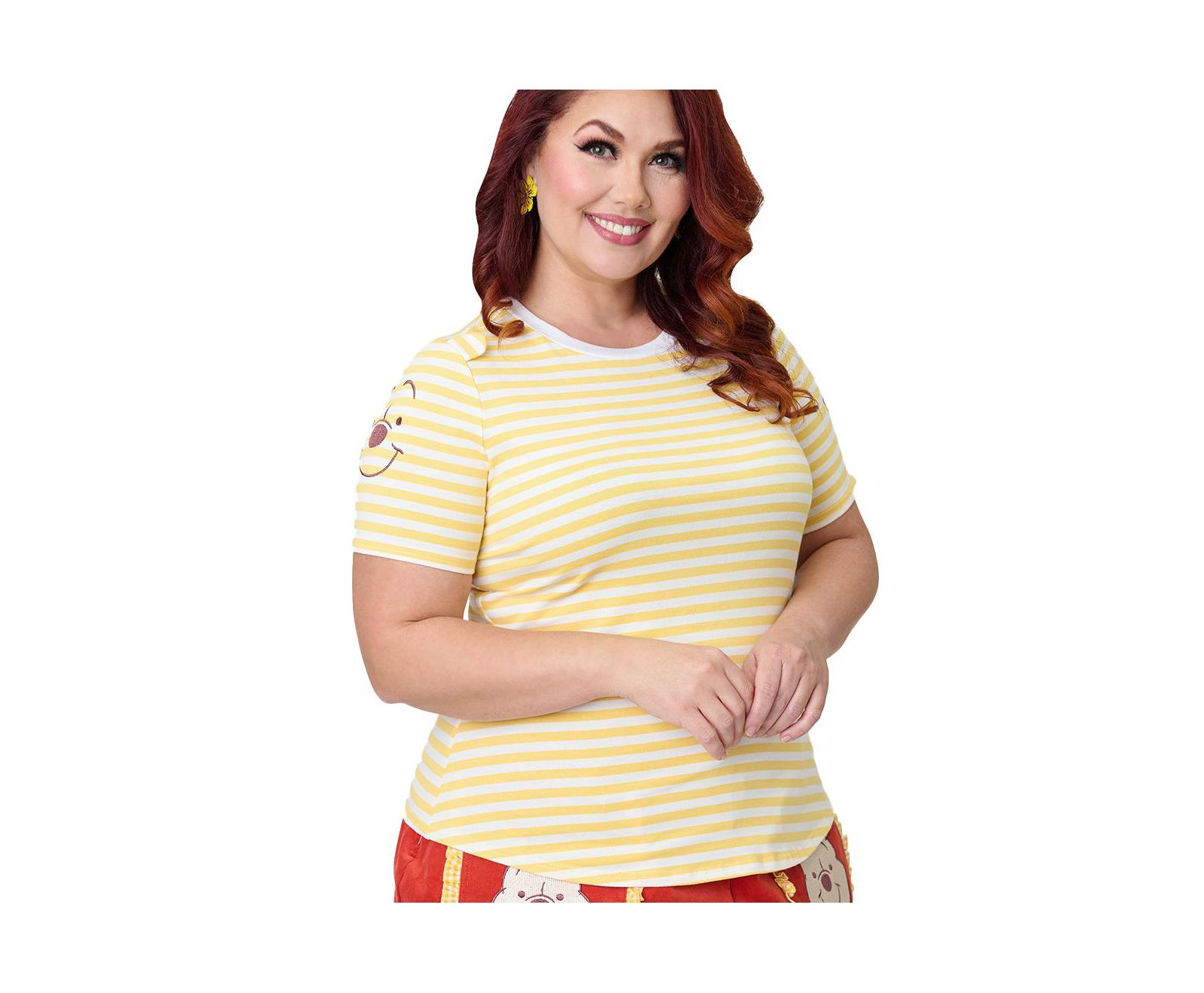 Женский топ Unique Vintage Plus Size Back To Basics
