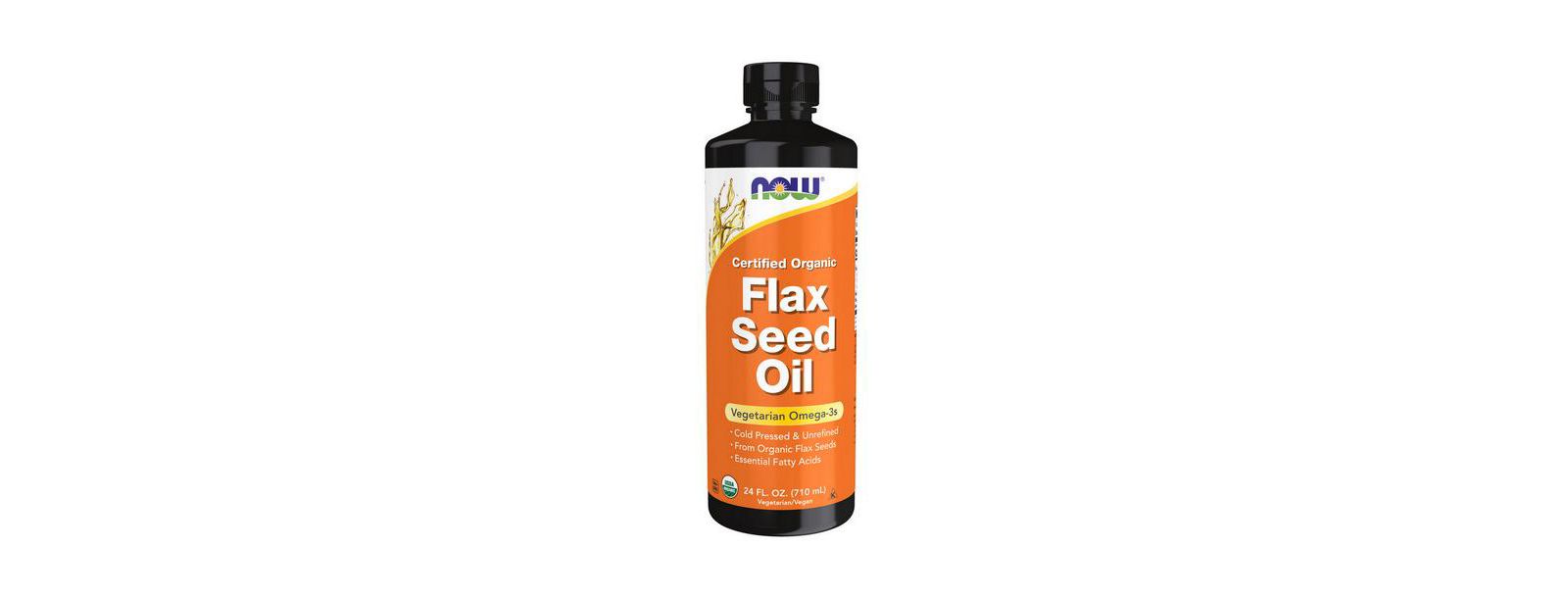 NOW Foods Flax Seed Oil, 24 oz