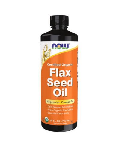 NOW Foods Flax Seed Oil, 24 oz
