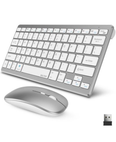 Беспроводной комплект клавиатуры и мыши Delton KB35, 2.4GHz, бесшумный