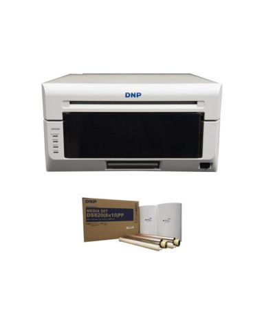 DNP DS820A 8" Pro Dye-Sublimation Printer with DNP Pure Premium Media 8x10"