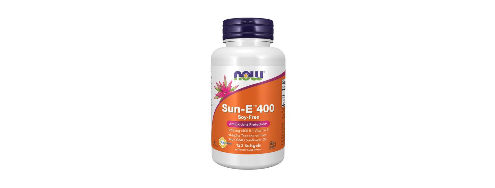 NOW Foods Sun-E 400, 120 sgels