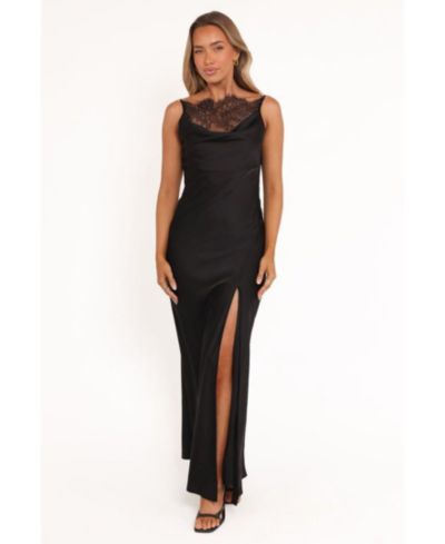 Petal and Pup Women's Evana Lace Maxi Dress - Black