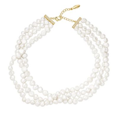 Чокер Untamed Petals Ocean Freshwater Pearl