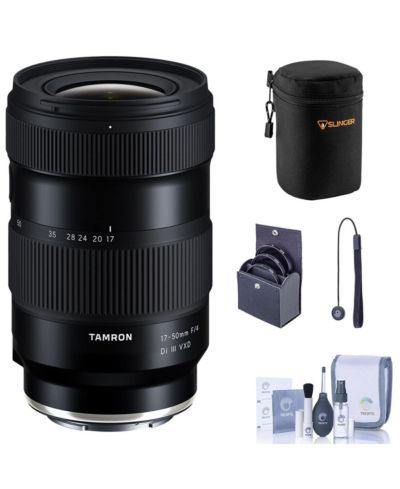 Tamron 17-50mm f/4 Di III VXD Lens for Sony E, Bundle with Included Value
