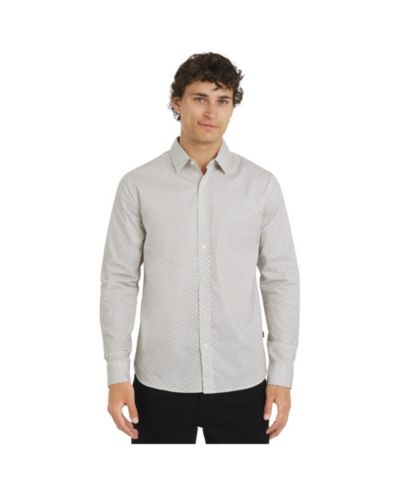 DKNY Men's Chancey Stretch Cotton Poplin Shirt